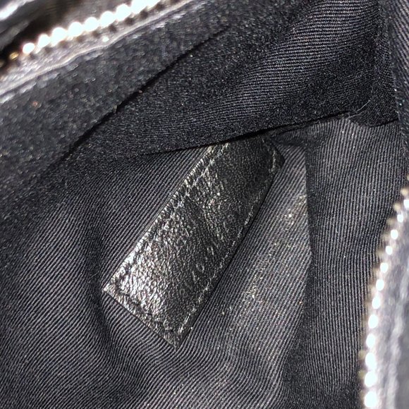 Saint Laurent YSL Loulou Silver Hardware Shoulder Bag MEDIUM Black Leather - Picture 7 of 16